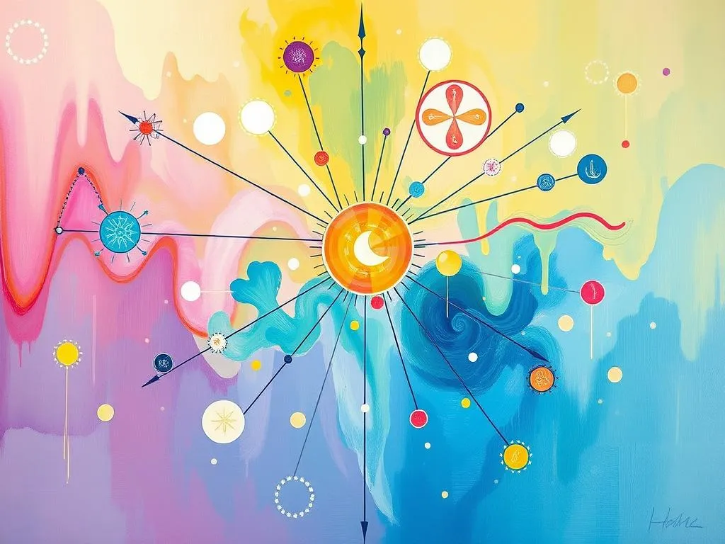 dream symbols geometric lines and dots