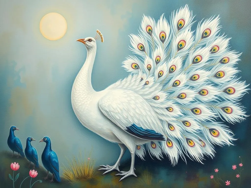 dream symbols unveiling the meaning of the white peacock