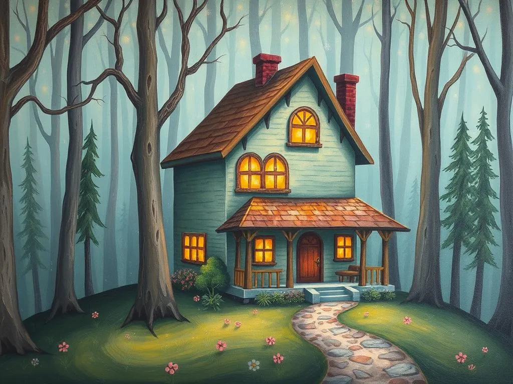 dreaming of a house in the woods unraveling its hidden meanings