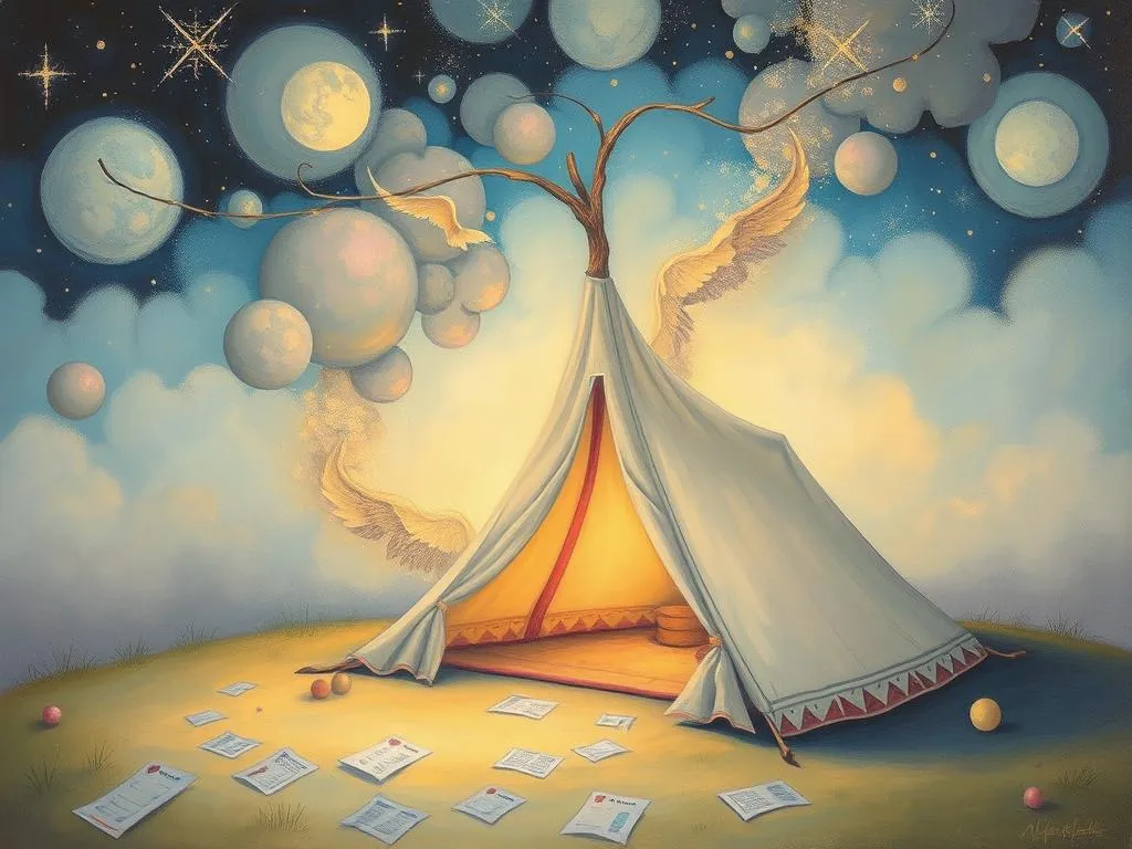 dreaming of hidden tent unraveling the symbolism