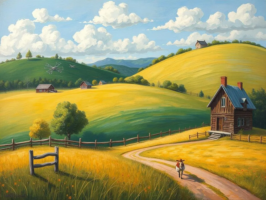 dreaming of rural settings symbolism