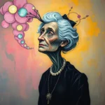 dreaming old woman dressed black symbolism meaning