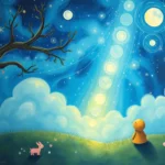 dreams about blue light illuminating your inner guidance