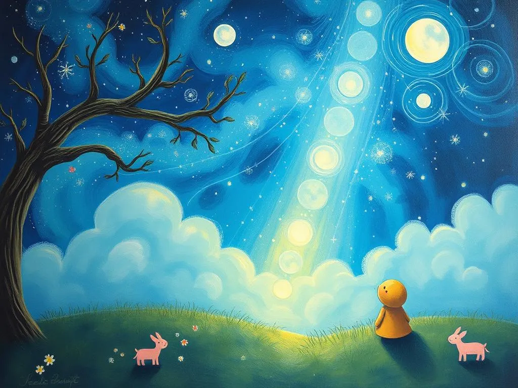 dreams about blue light illuminating your inner guidance