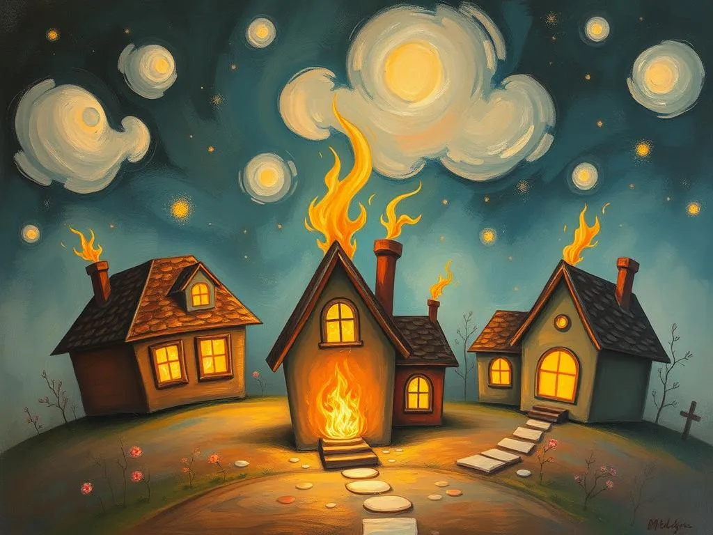 dreams about burning houses