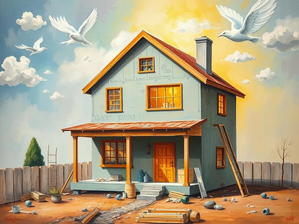 dreams about house in construction unveiling hidden meanings