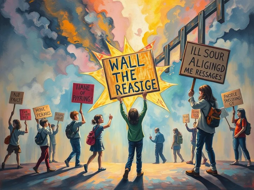 dreams about protesting people unveiling their hidden messages