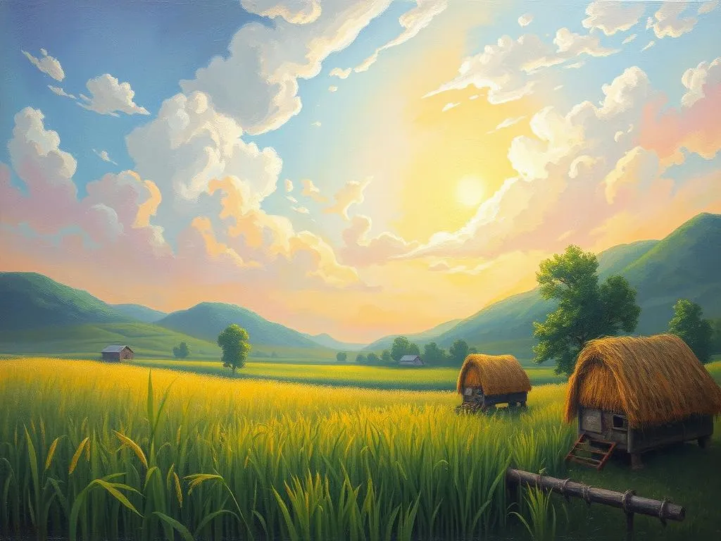 dreams about rice farm unveiling secrets divine messages