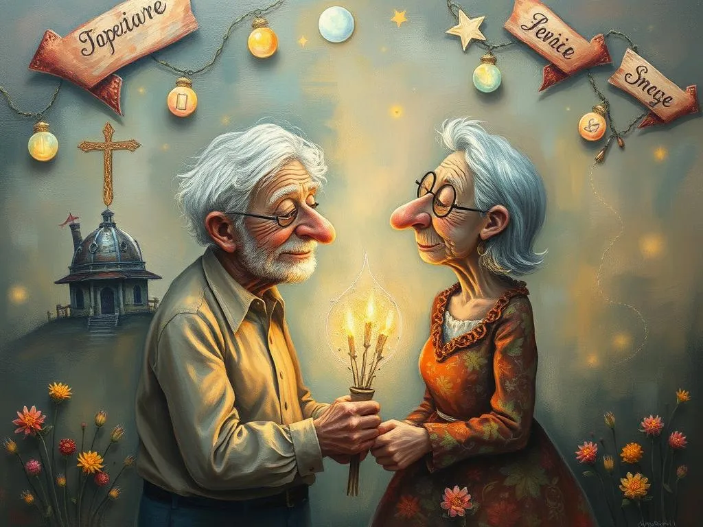 dreams of an old couple unveiling the hidden messages