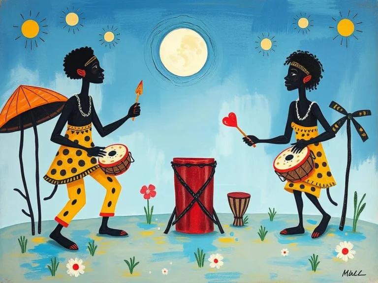 Drum Beats: Echoes of African Dream Symbolism