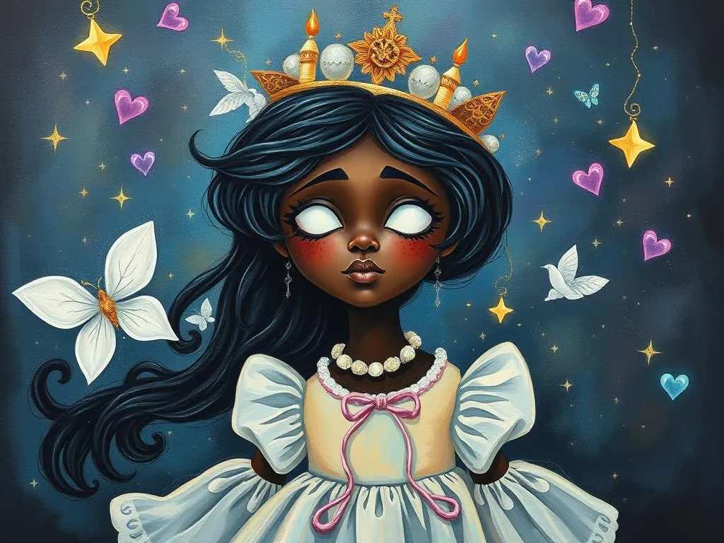 ebony girl in dream symbolism