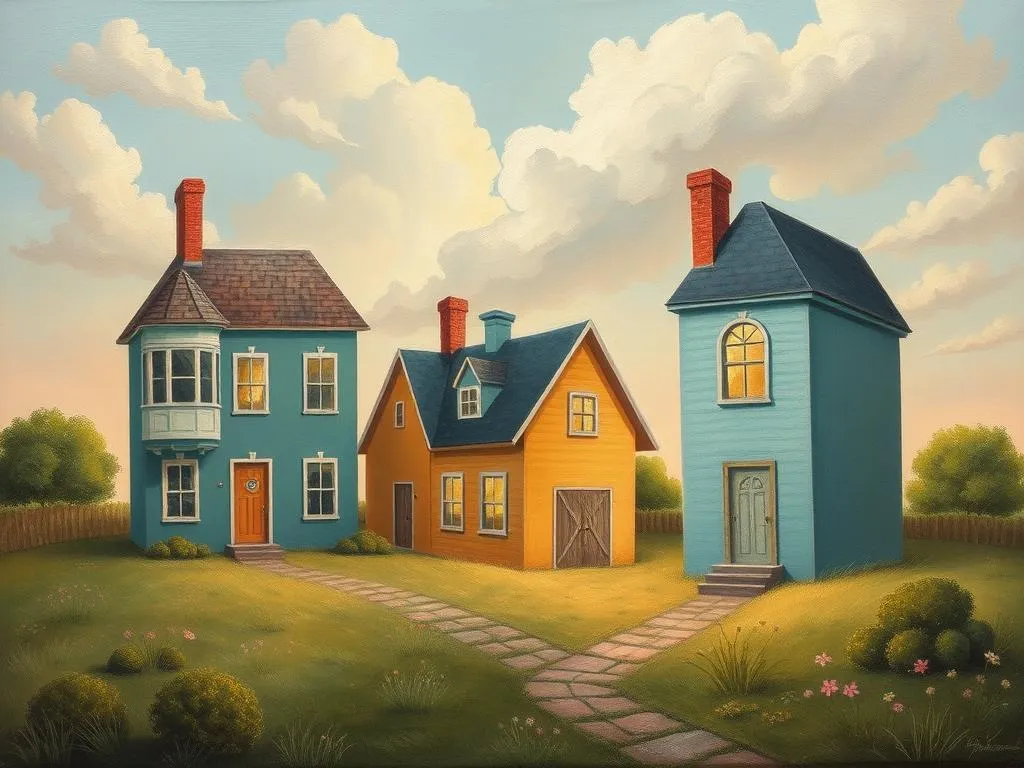 empty houses in dreams