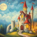 enchanted castle in dreams