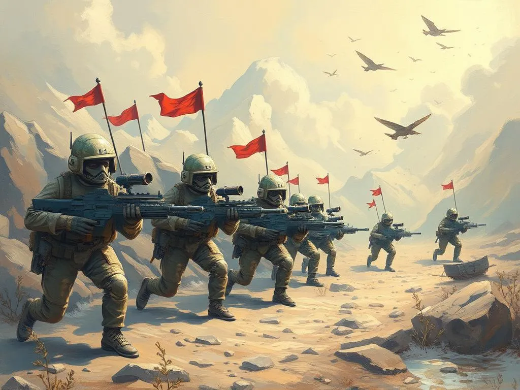 enemy troops in dreams