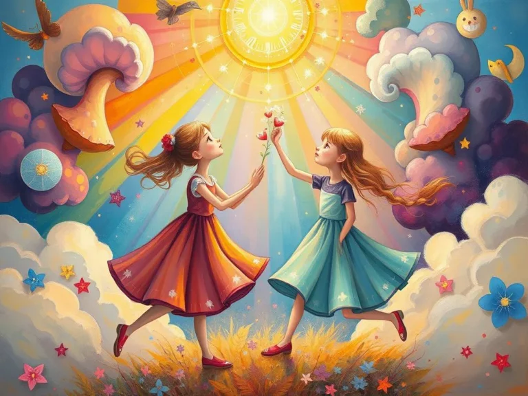 Expanding Horizons Dream Symbolism Girls Assisting Each Other