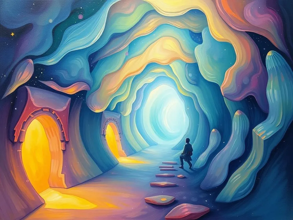 exploring dream realm navigating unknown tunnels symbolic meanings