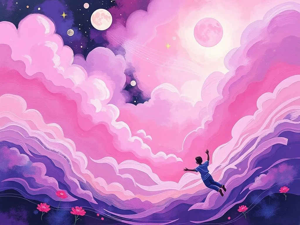exploring purple pink colors in dreams