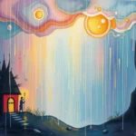 falling rain in dreams