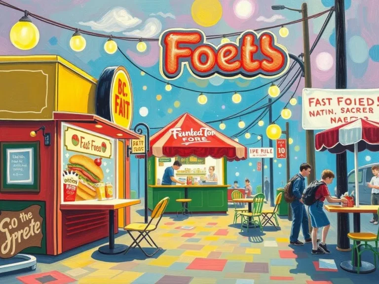 Fast Food Street Dream Meaning