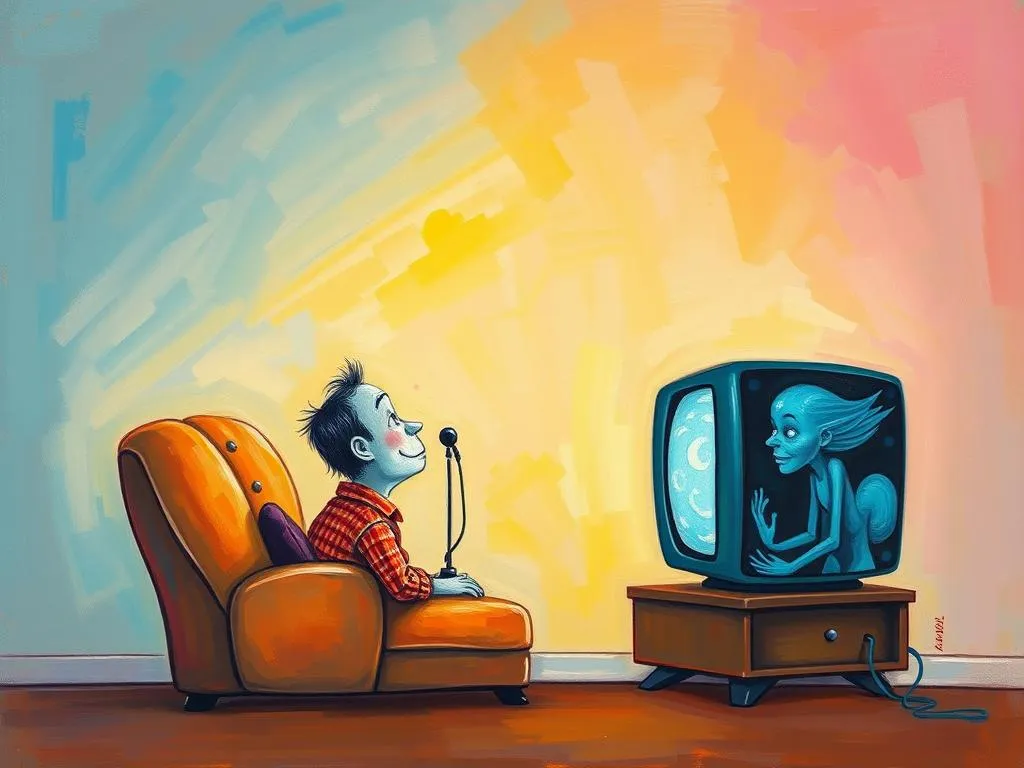father watching tv dream symbolism