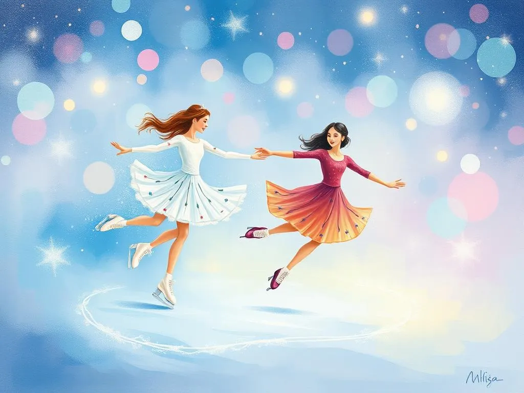 figure skaters in dreams