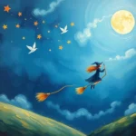 flying on brooms in dreams