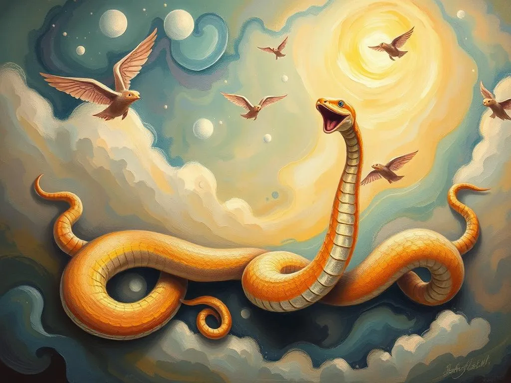 flying snakes dream symbolism