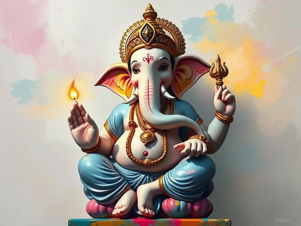 ganapati statue dream meaning wisdom good luck prosperity