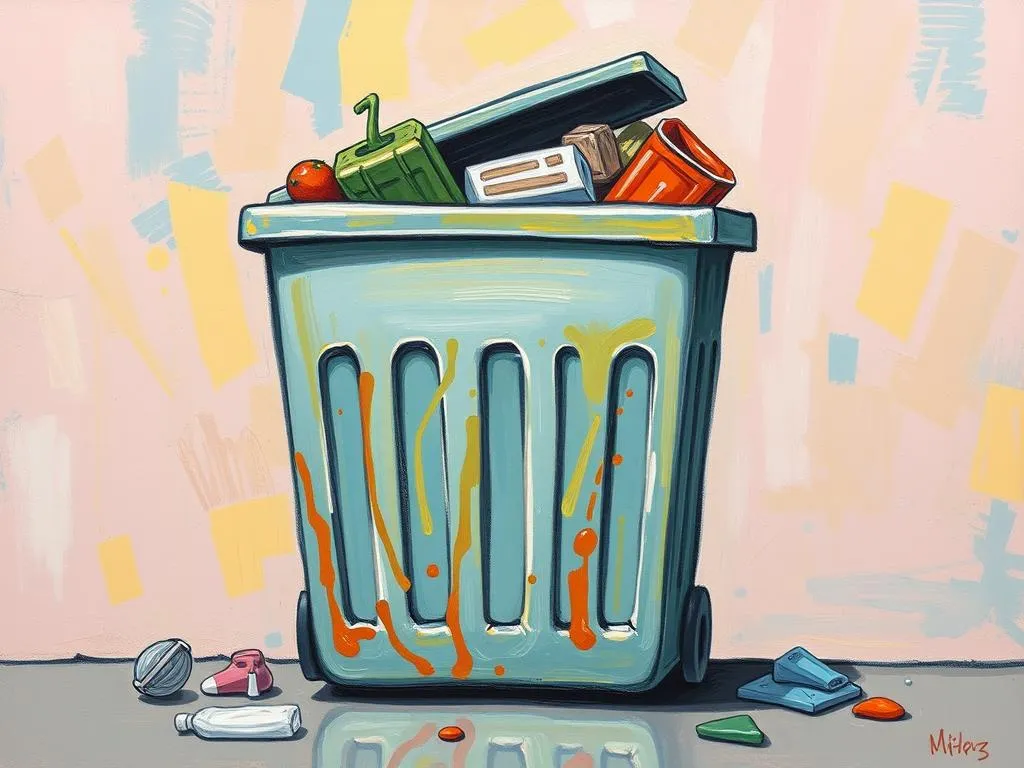 garbage bin dream meaning