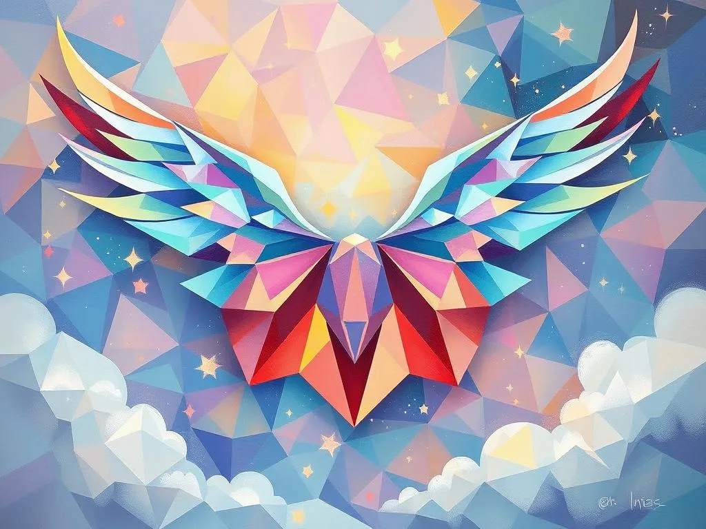 geometric wings in dreams symbolism and meaning