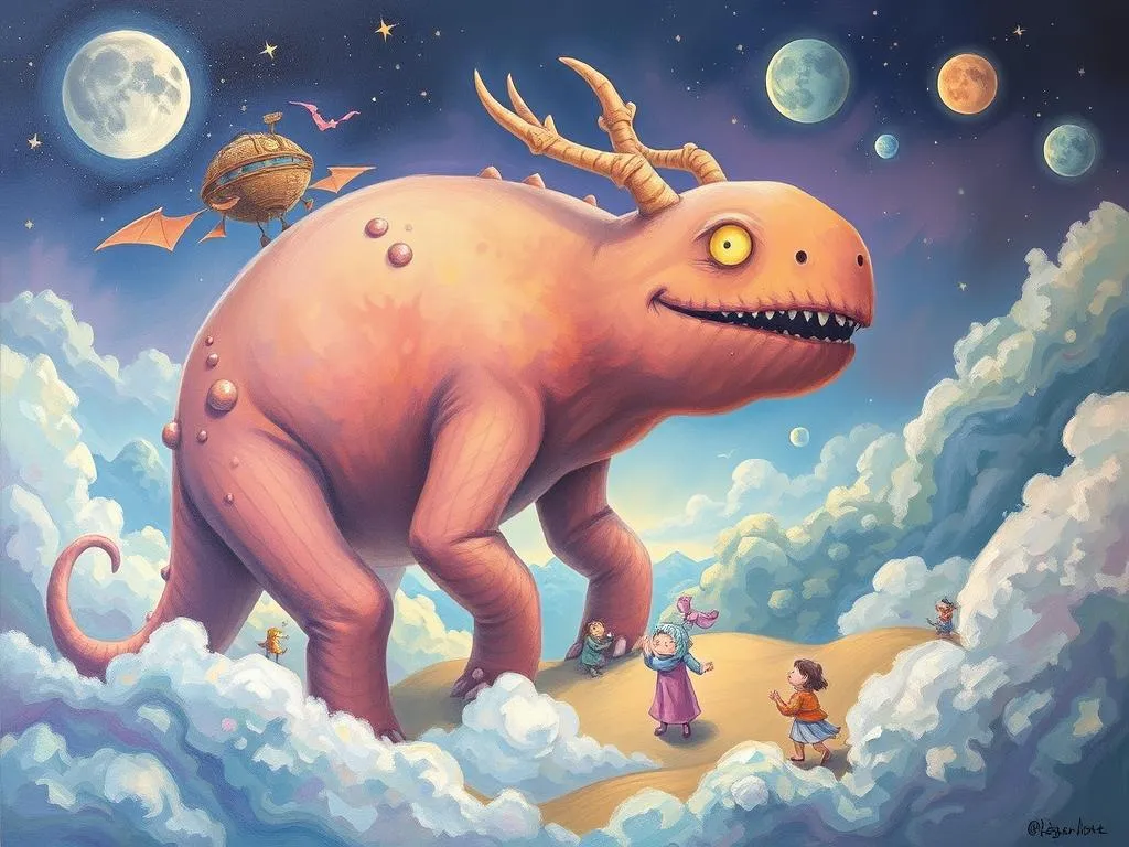 giant creatures in dreams