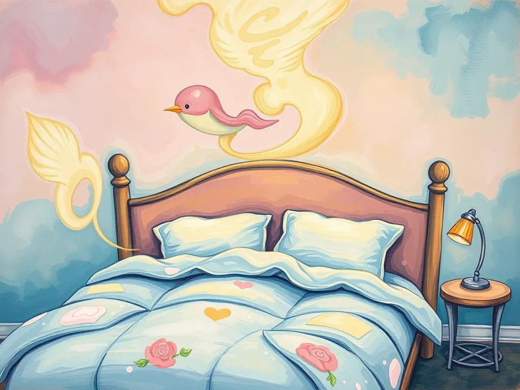gigantic bed dream symbol