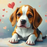 girl beagle puppy dream symbolism