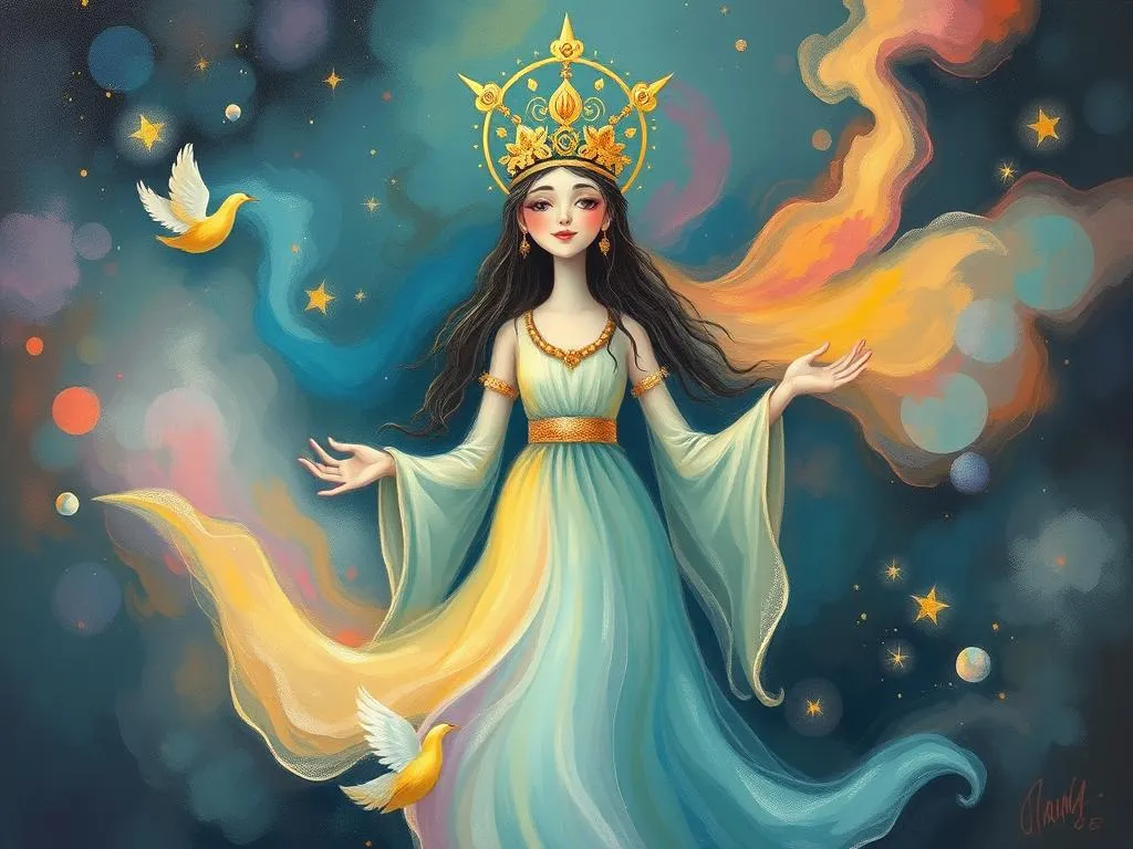 goddess dress in dreams