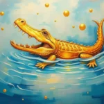 golden crocodile in dream meaning