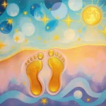 golden footprints dream symbolism