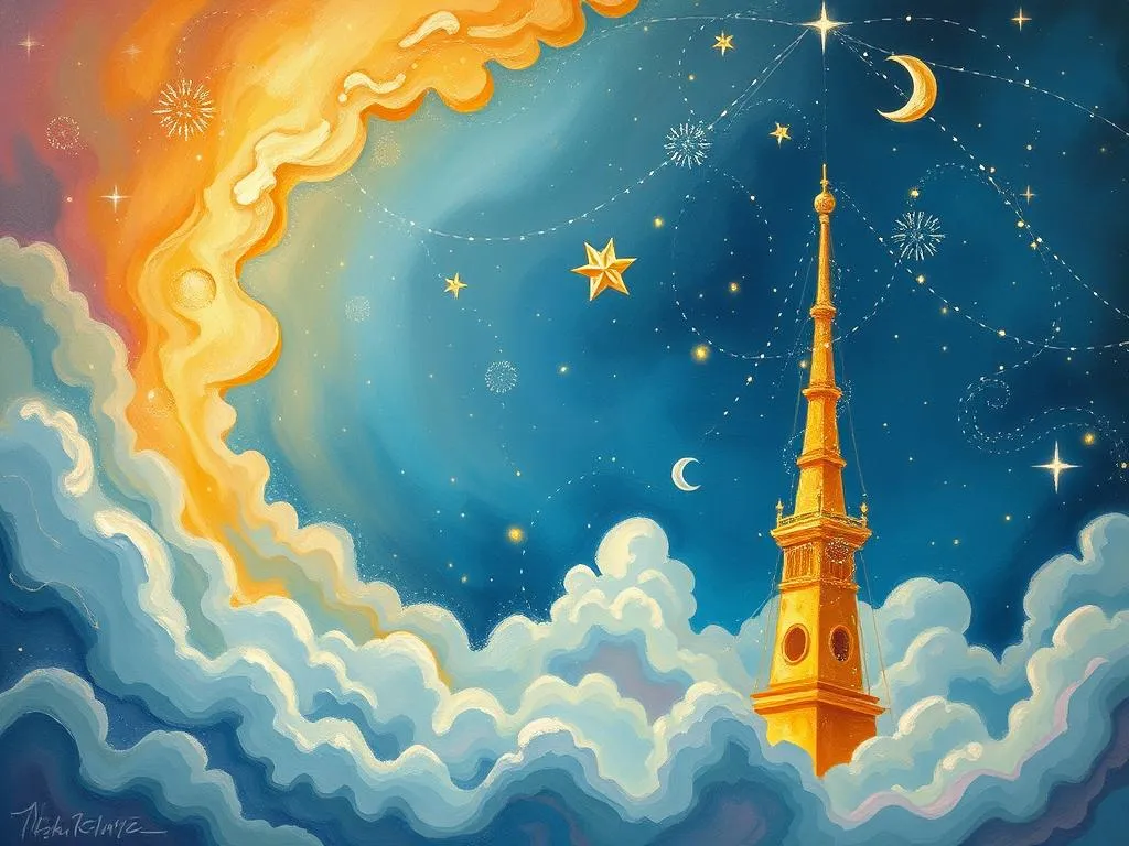 golden structures in dreams