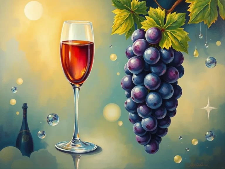 Grape Wine Champagne Dream Symbolism