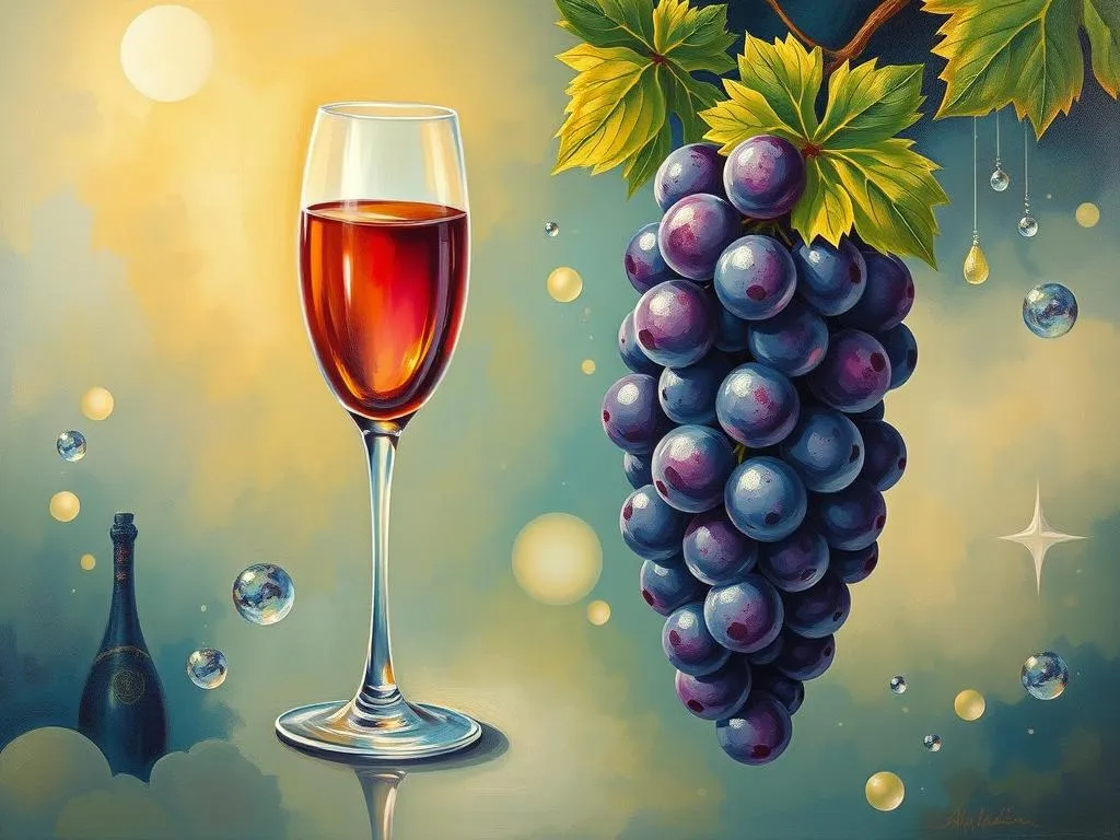 grape wine champagne dream symbolism
