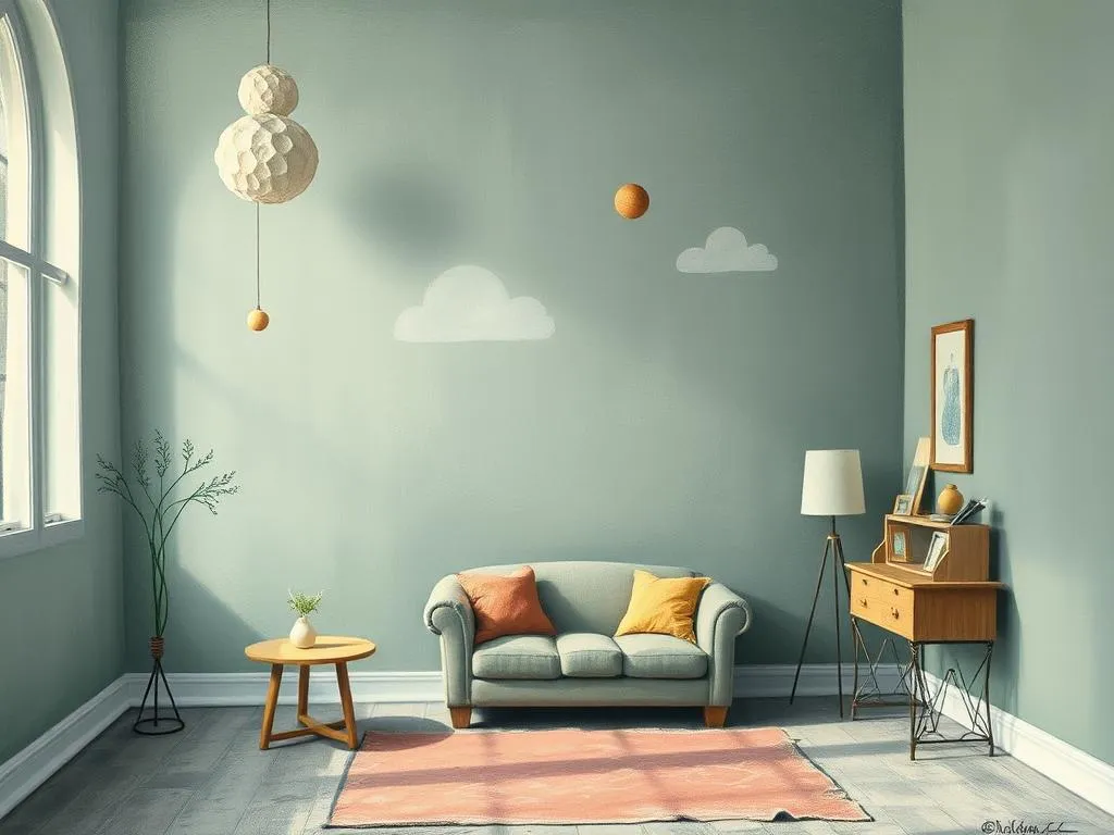 grayish green room dream meaning