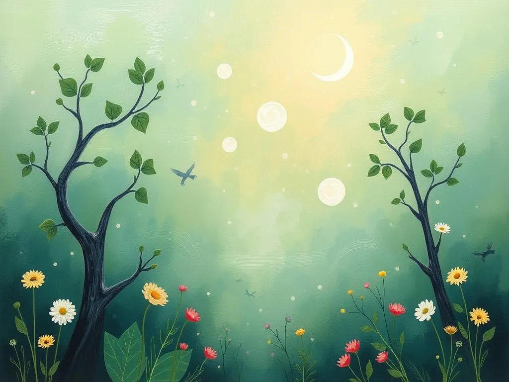 green nature dreams meanings