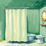 green shower curtains dream symbolism