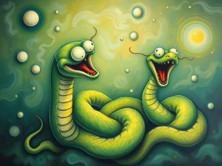 Green Snakes in Dreams: Unraveling Hidden Messages