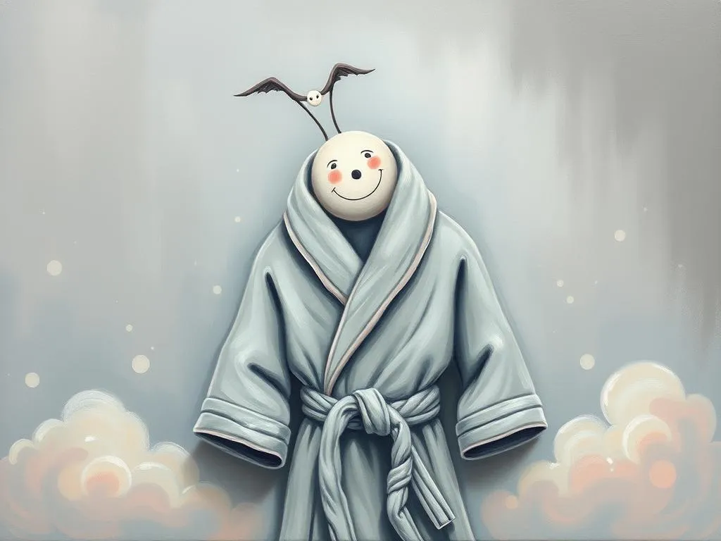 grey bathrobe dream interpretation