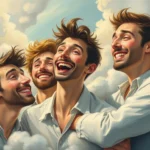 group of male people in dreams