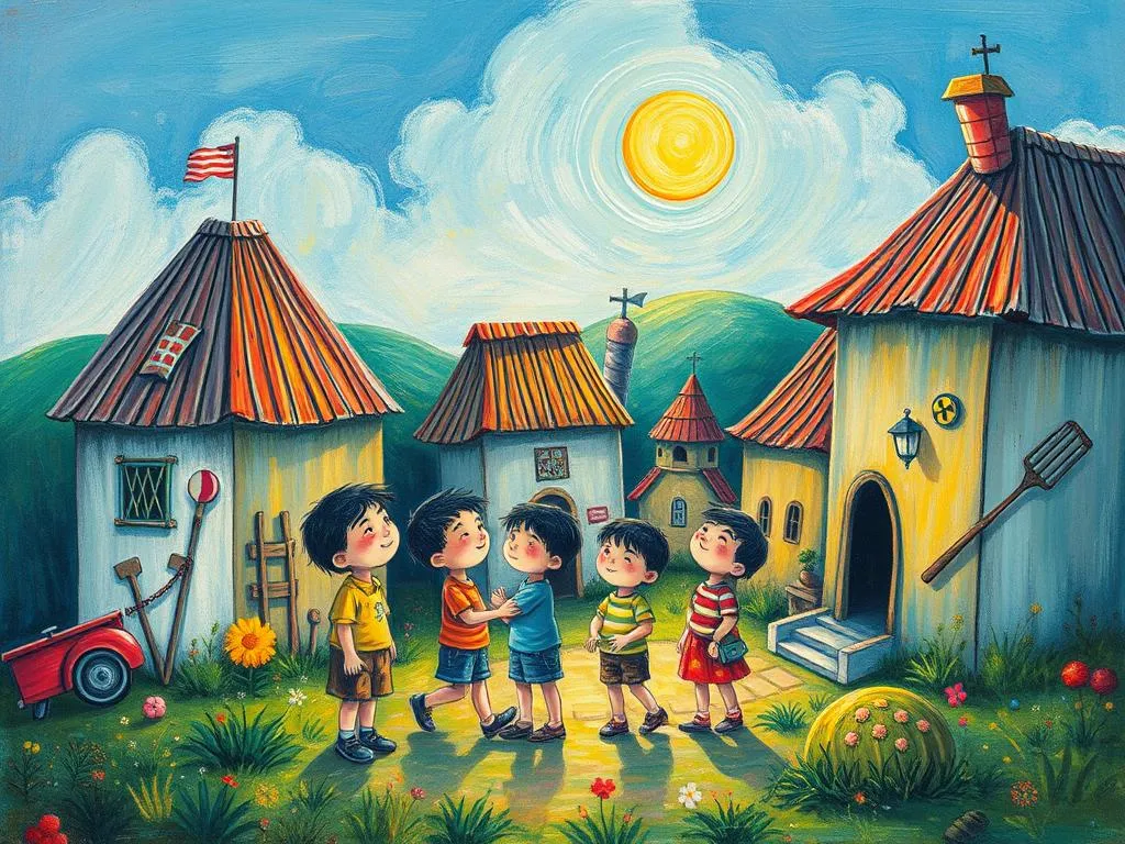 group of village boys dream symbol