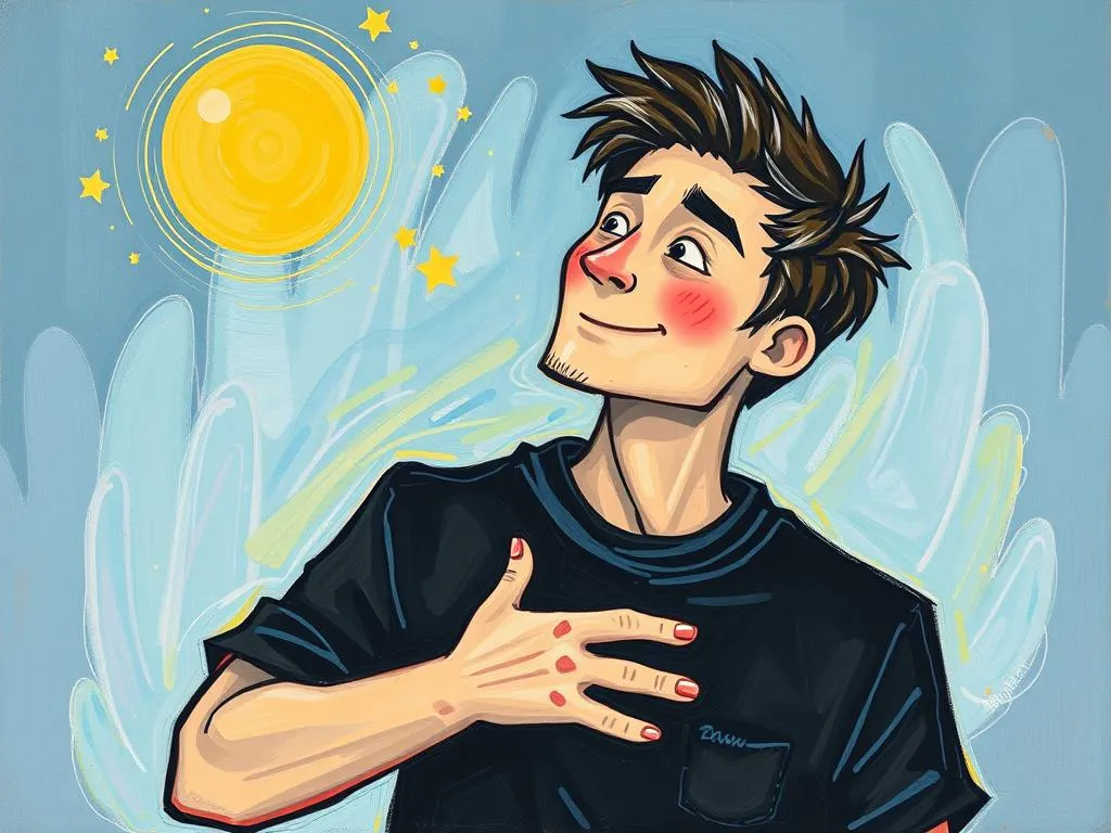 guy in black shirt dream meaning