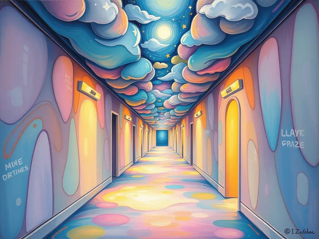 hallways in dreams exploring subconscious pathways