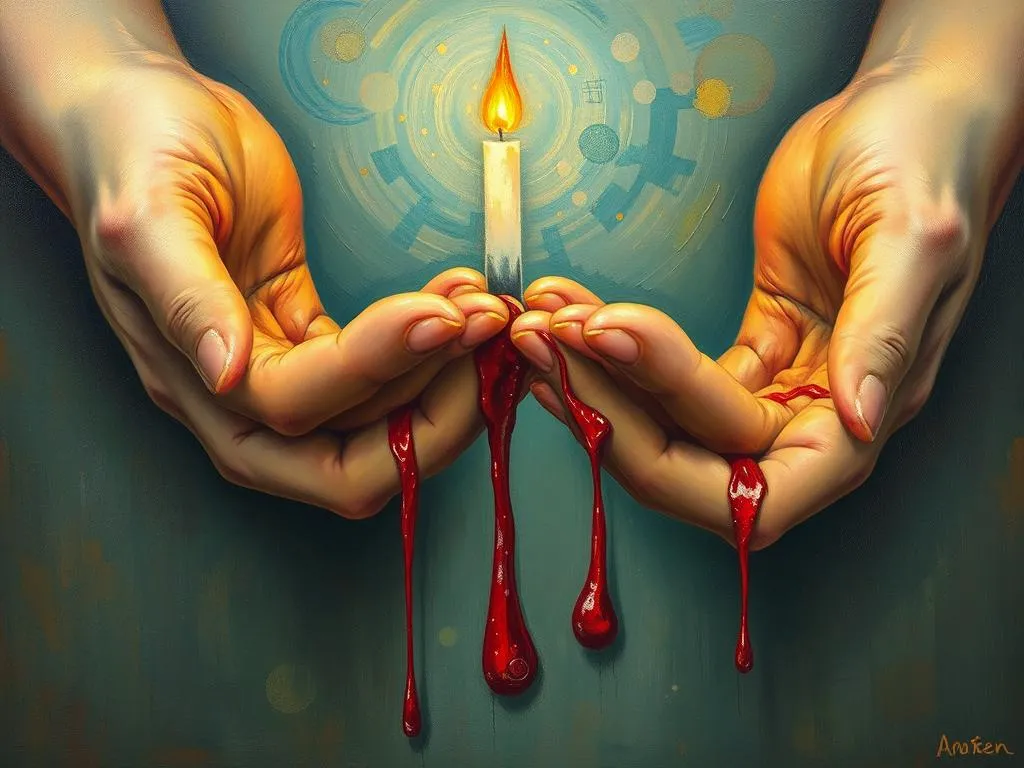 hands bleeding dreams hidden symbolism