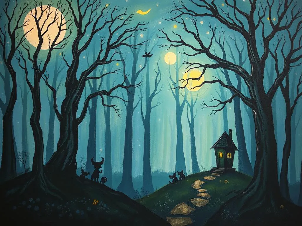 haunted forest dream meaning
